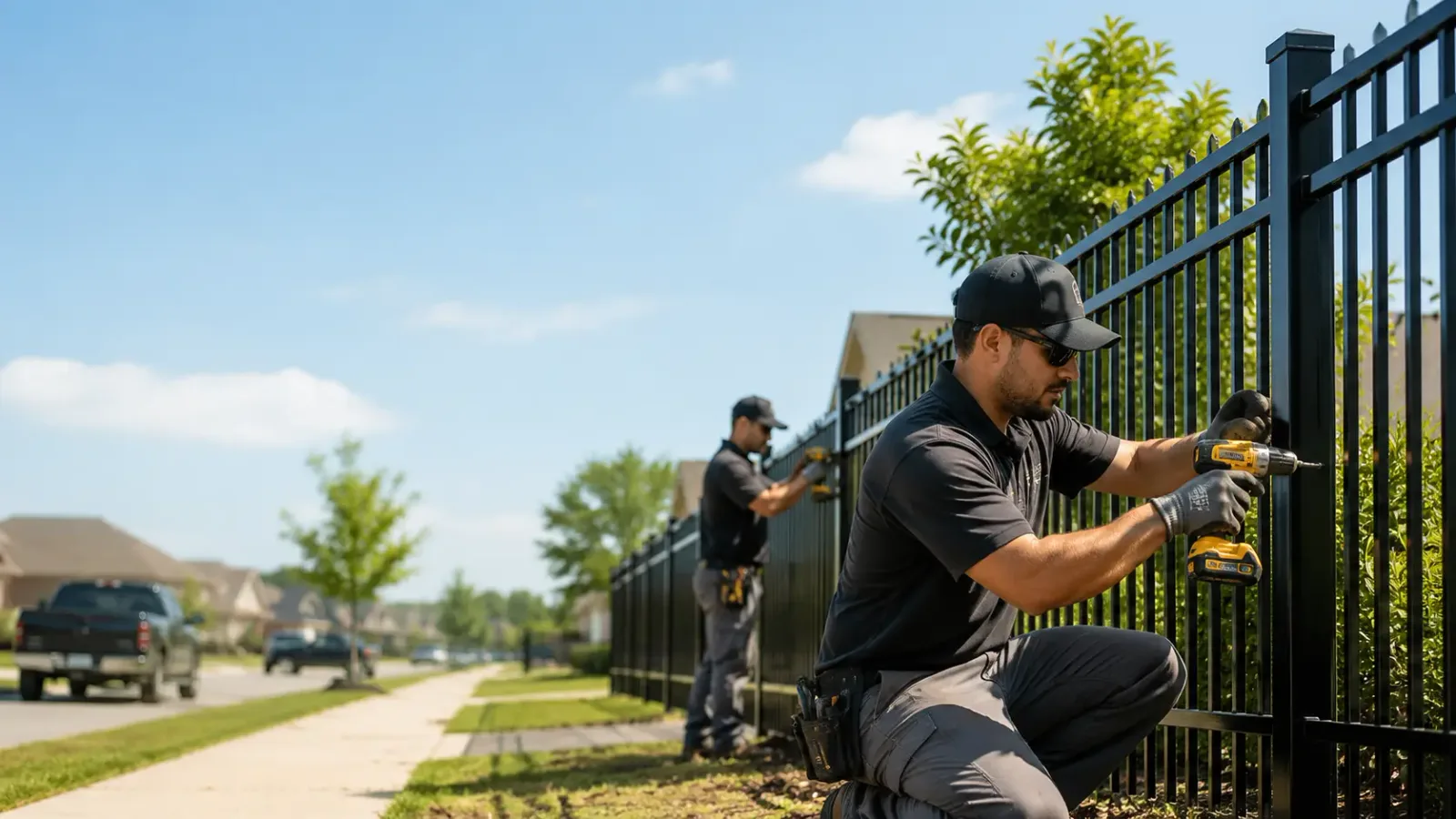 Metal Fence Installation in Westport, MA